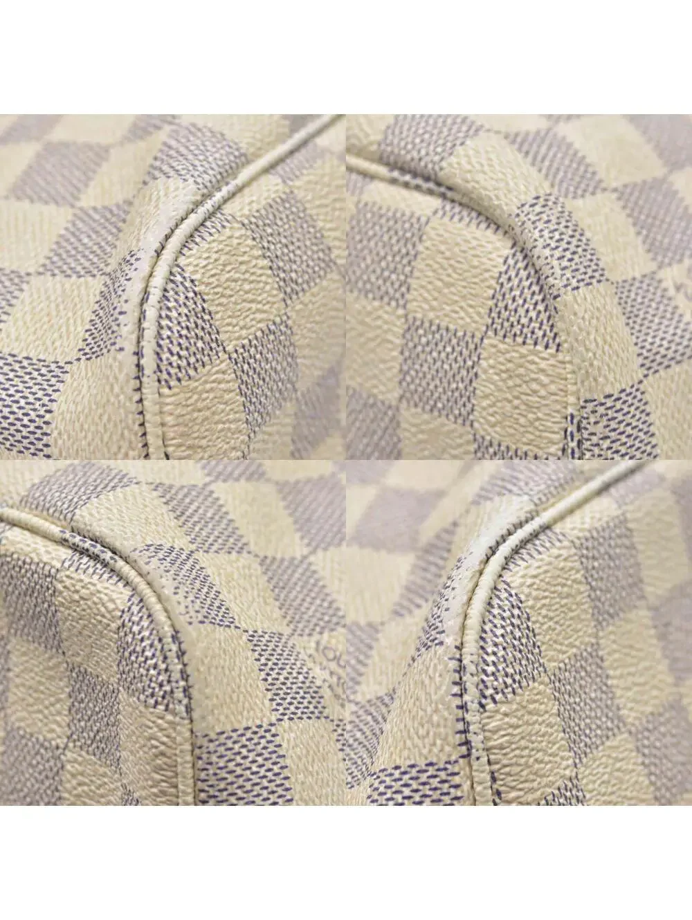 $2130 2014 Louis Vuitton  Damier Azur Neverfull MM AR1134